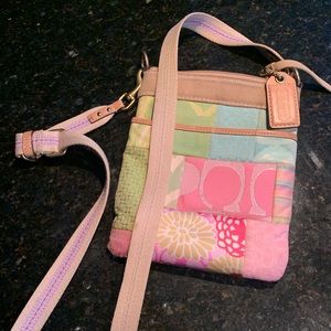 Colorful Coach crossbody